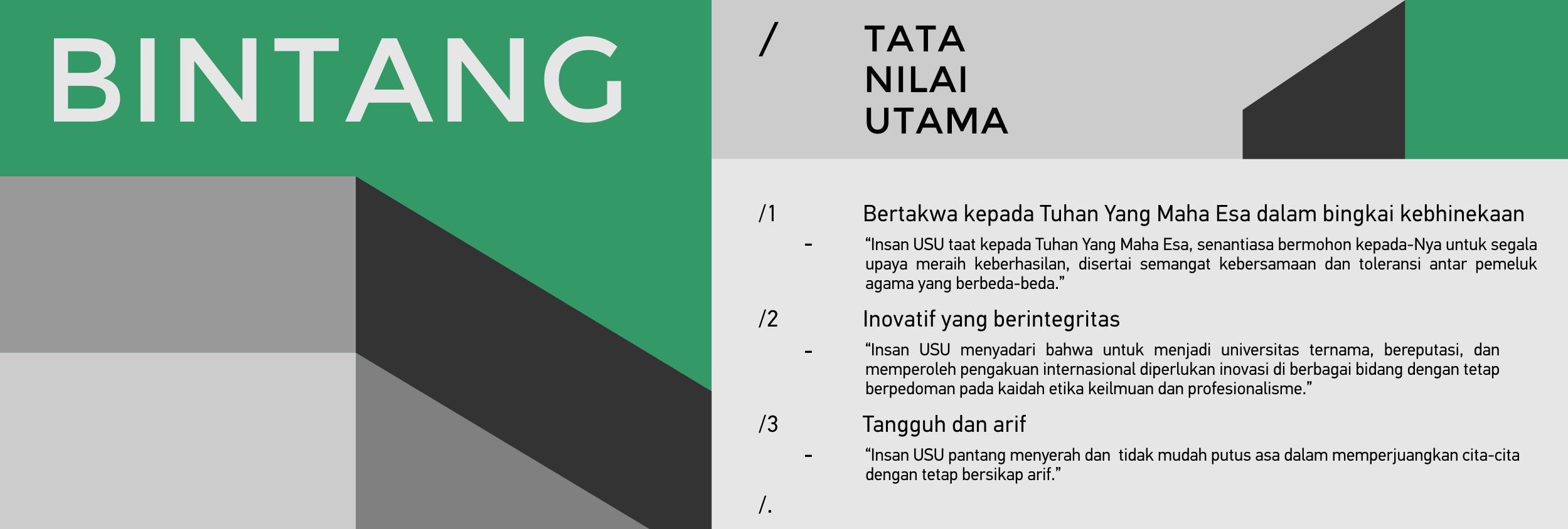 Tata Nilai Utama BINTANG