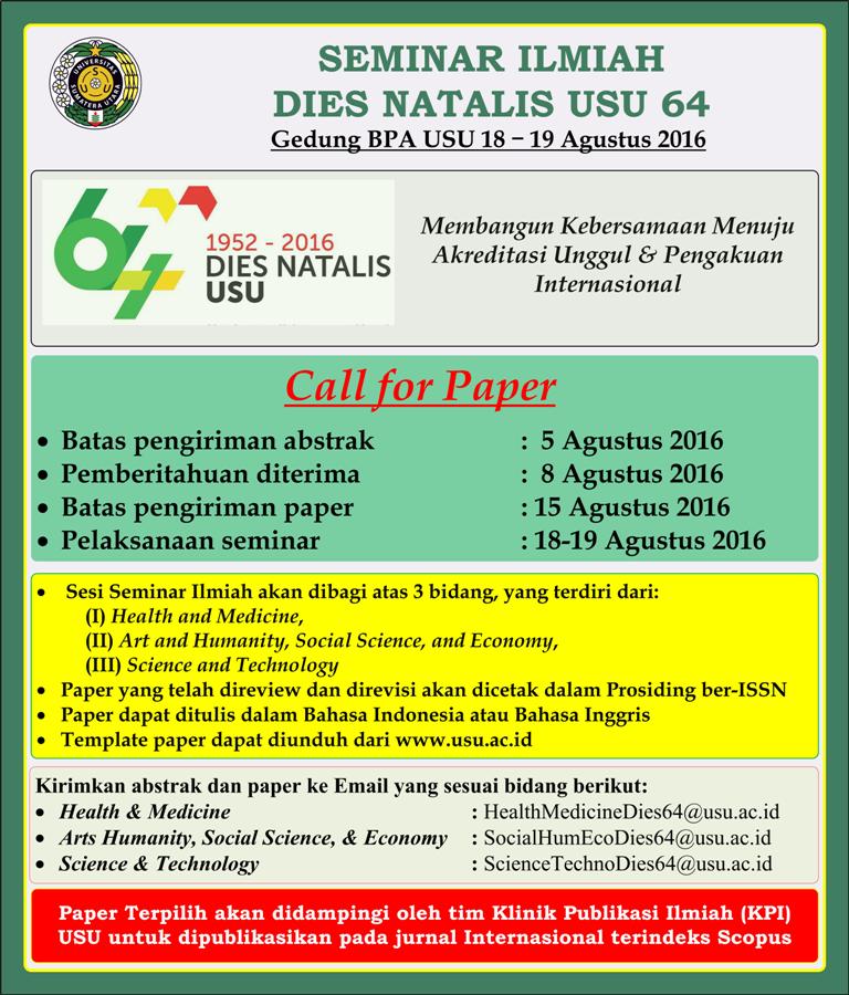 Call for Papers Dies 64