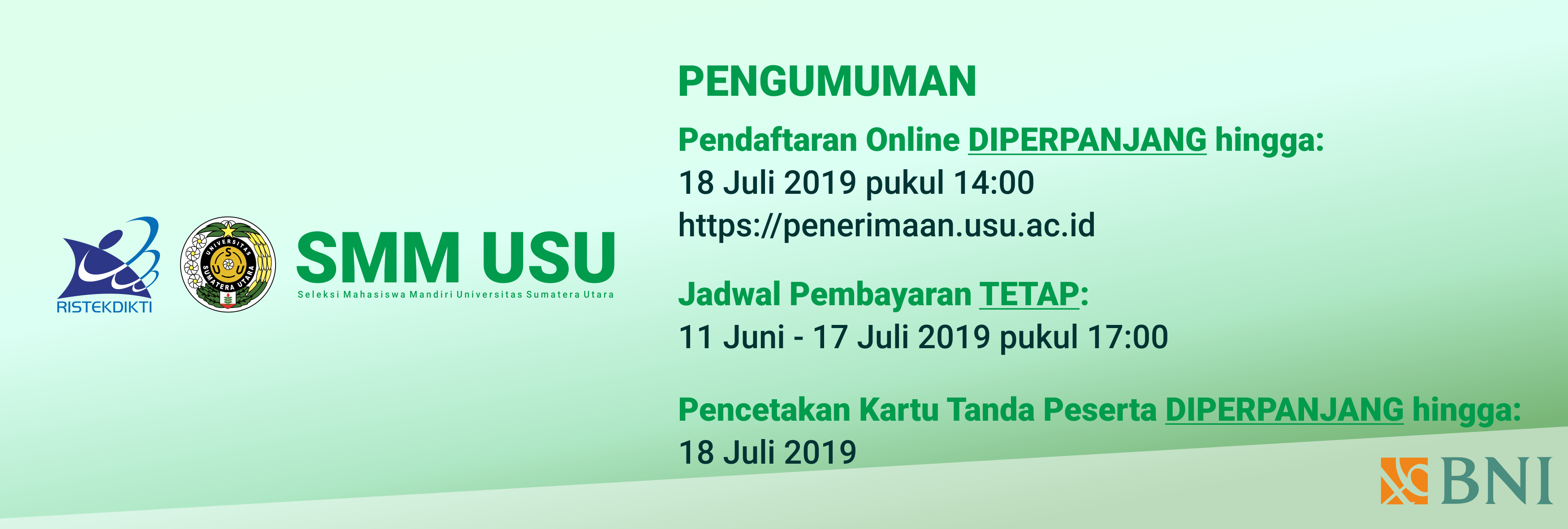 SMM perubahan jadwal