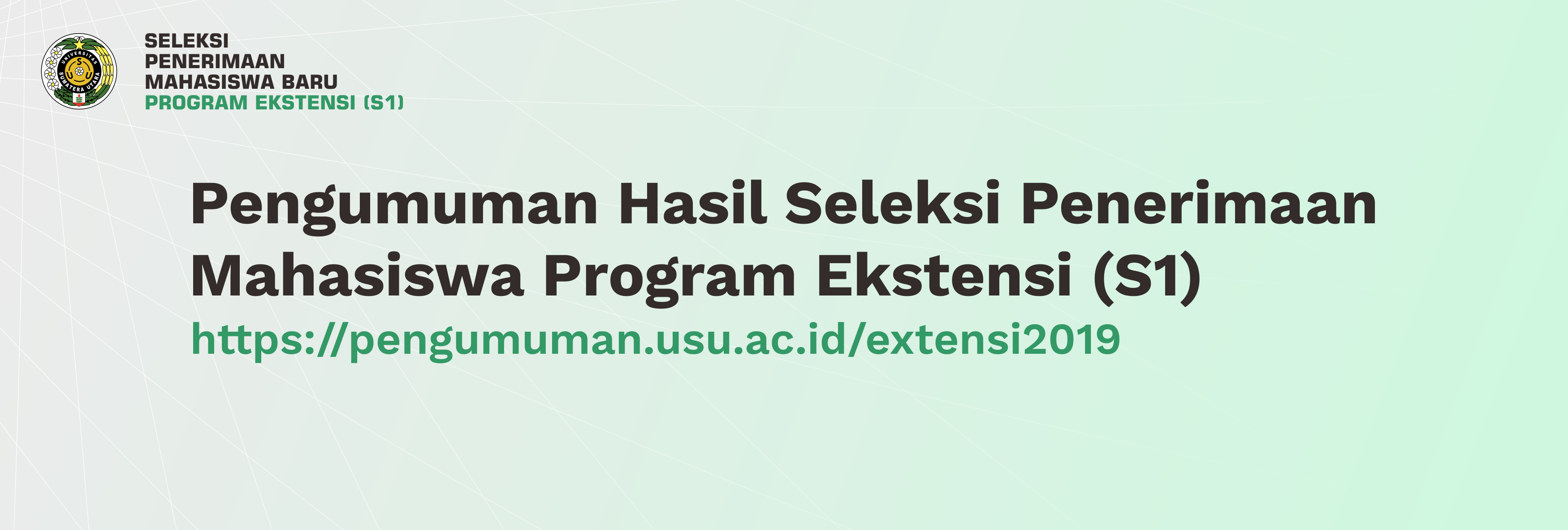 pengumuman hasil ekstensi