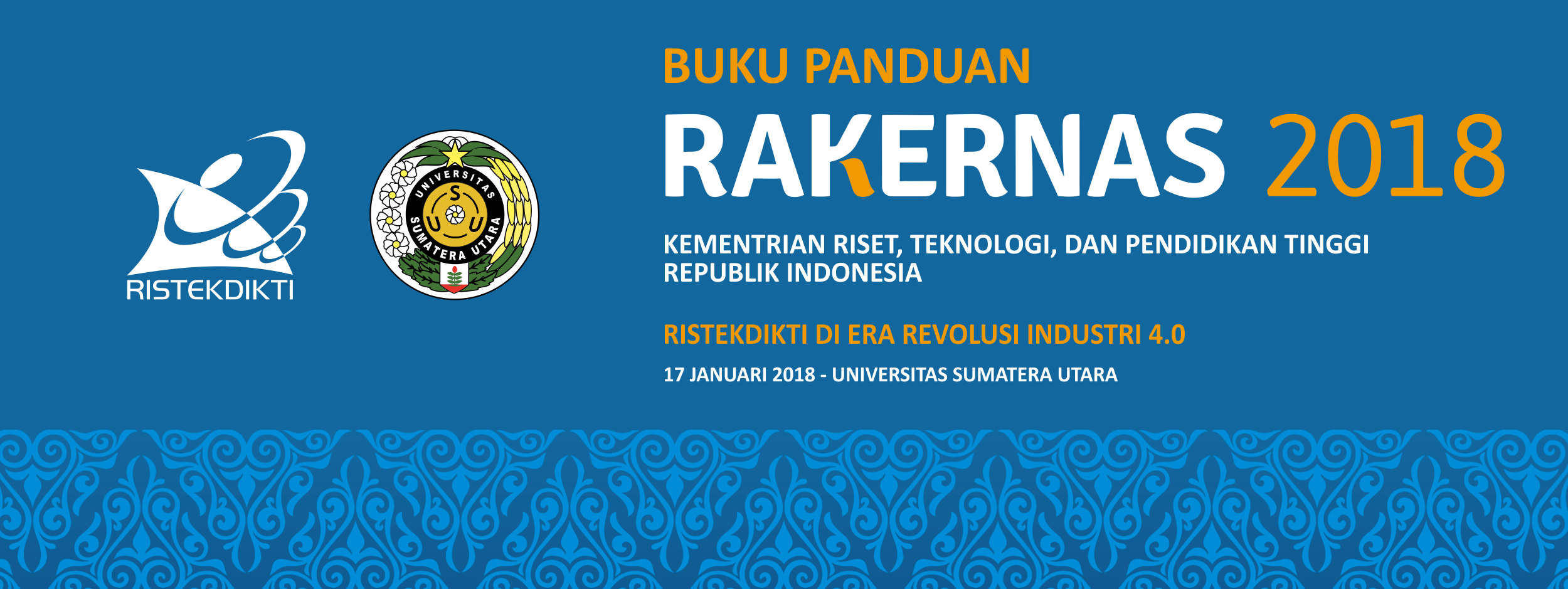 BANNER BUKU PANDUAN RAKERNAS 2018